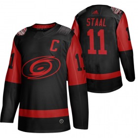 Carolina Hurricanes tröja Jordan Staal 11 Adidas 2021 Stadium Series Authentic - NHL Tröjor Herr